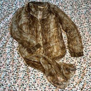 Costa Blanca Sheer Swim Cover Up Size XS